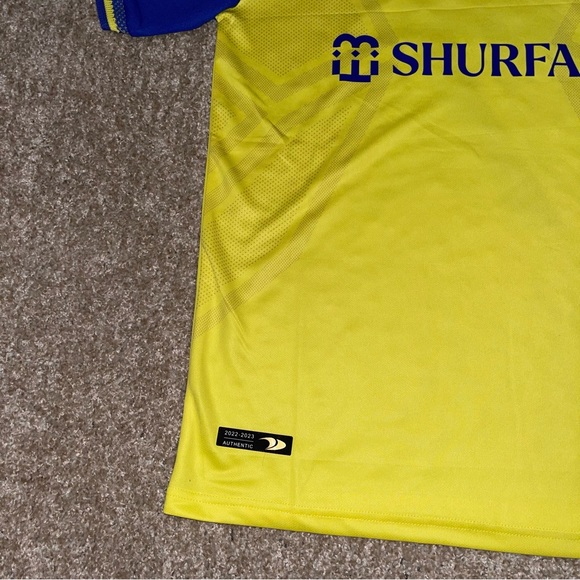 Duneus Al Nassr Cristiano Ronaldo Men’s Home Soccer Jersey 22/23🆕 - Picture 5 of 12